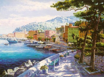 Aegean and Mediterranean Painting - mt040 impressionist scene Med